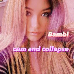 Photo by Blueeyes_bimbo with the username @hypnoporn, who is a verified user,  February 28, 2023 at 2:50 AM. The post is about the topic Bimbo dolls and the text says '#bambi'