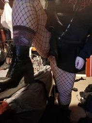 Photo by Amy.Lovotomy with the username @AmyLovotomy, who is a star user,  March 18, 2024 at 12:50 AM and the text says 'heres some other pics i took 🖤 #underskirt'