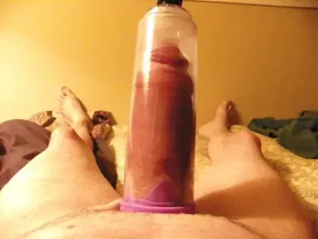 Album by Ohiopumper87 with the username @Ohiopumper87, who is a verified user,  May 12, 2023 at 3:16 AM. The post is about the topic Penis Pumps and the text says '#penispumping #cockpump #dickpump  #MaleEnhancement #MaleSexToy #ThickCock'