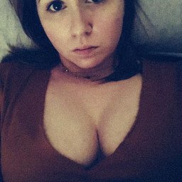 Photo by kitkat1990 with the username @kitkat1990, who is a verified user,  April 4, 2023 at 6:08 PM. The post is about the topic Amateur and the text says 'just waiting for someone to cum on my chest 😈😈😈'