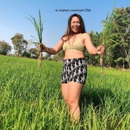 Photo by LuzyThai with the username @LuzyThai, who is a star user,  February 23, 2024 at 11:47 AM and the text says 'Back to family #farm #countryside #thai #thailand #asian #onlyfanscreator #onlyfansthai #lbfm #asia'