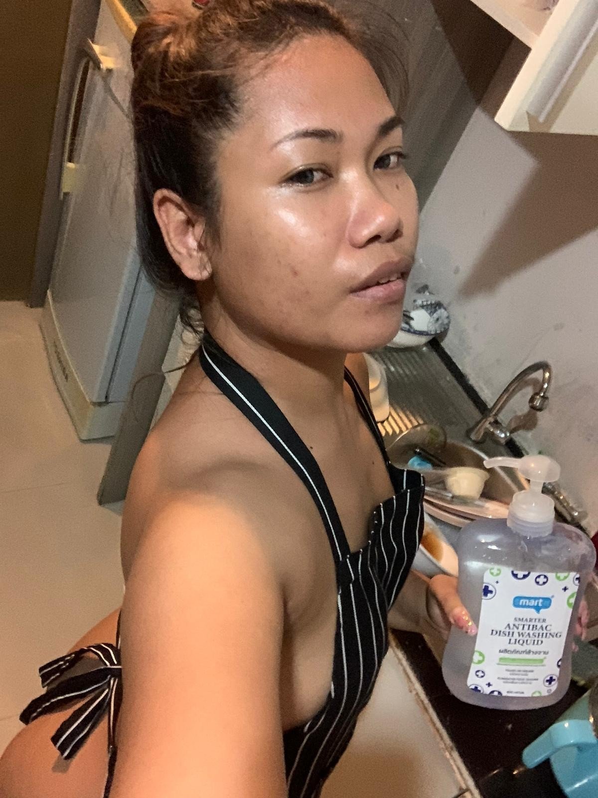Photo by LuzyThai with the username @LuzyThai, who is a star user,  May 13, 2023 at 9:00 AM and the text says 'Lets do the dishes :) 
#thai #thailand #asian #asia #thaigirl #thaibabe #onlyfans #Contentcreater #loyalfans #asiandoll #girlnextdoor #nudes #amateur #homemade
Subscribe to my Onlyfans !
30 days FREE for you now !!! Cum and join me !..'