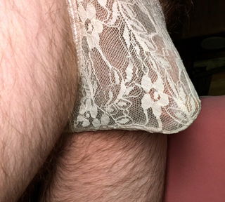 Shared Photo by HungryHairyDude with the username @HungryHairyDude, who is a verified user,  October 29, 2024 at 5:44 PM. The post is about the topic In my wife's panties