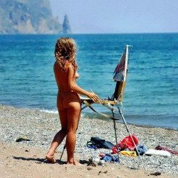 Shared Photo by SirinaDroll with the username @sirinadroll, who is a verified user,  May 4, 2024 at 9:25 PM. The post is about the topic Beach and Nudist Girls