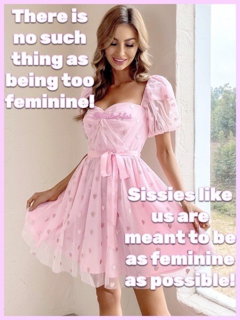 Photo by Thongpanties with the username @Thongpanties, who is a verified user,  June 20, 2024 at 10:39 AM. The post is about the topic Sissy Captions and the text says 'What sissy wouldn't wanna be dressed in pink..'