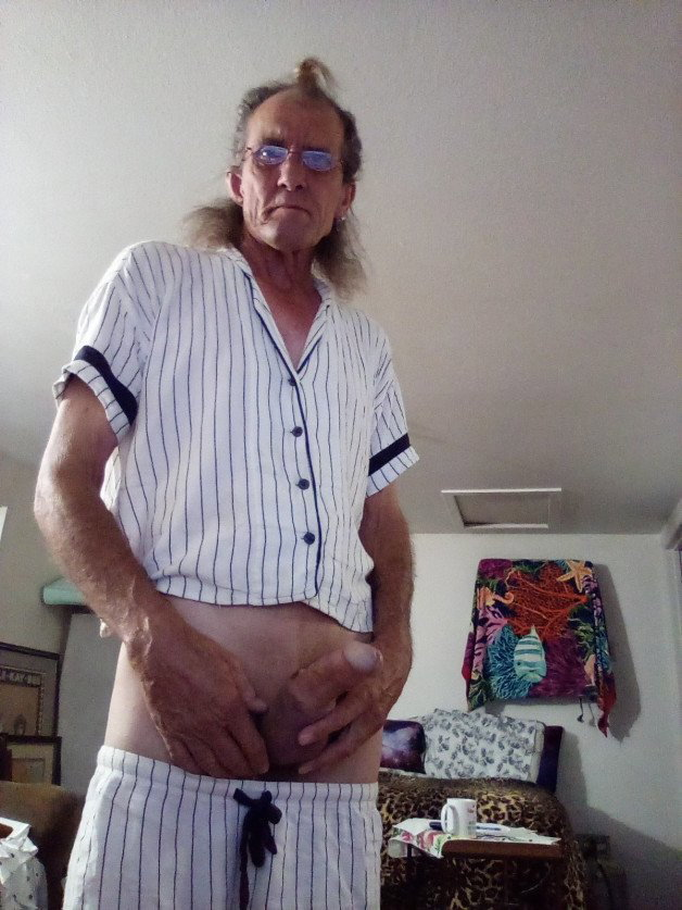 Photo by Thongpanties with the username @Thongpanties, who is a verified user,  May 22, 2024 at 12:11 PM. The post is about the topic MEN Over 50 and the text says '#me scrolling Gay Fagg Sissy Porn..'