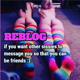 Photo by Thongpanties with the username @Thongpanties, who is a verified user,  July 4, 2024 at 4:14 PM. The post is about the topic Sissy Captions and the text says '🌈🎠🦄🙏🙋..'
