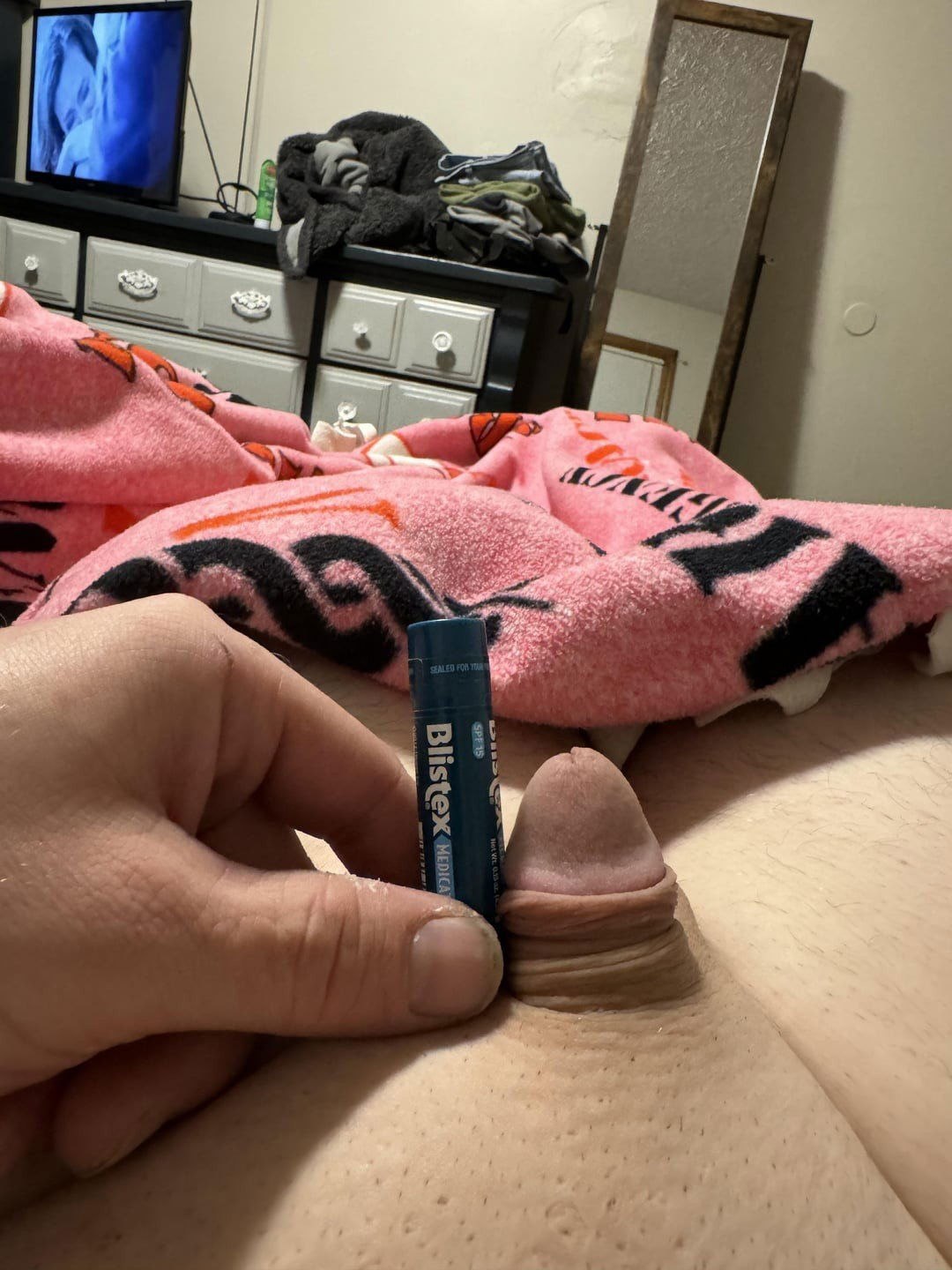 Photo by Cockjocky with the username @Cockjocky, who is a verified user,  April 15, 2024 at 4:02 AM. The post is about the topic TINY TIDDLERS,,[lovely small cock ]