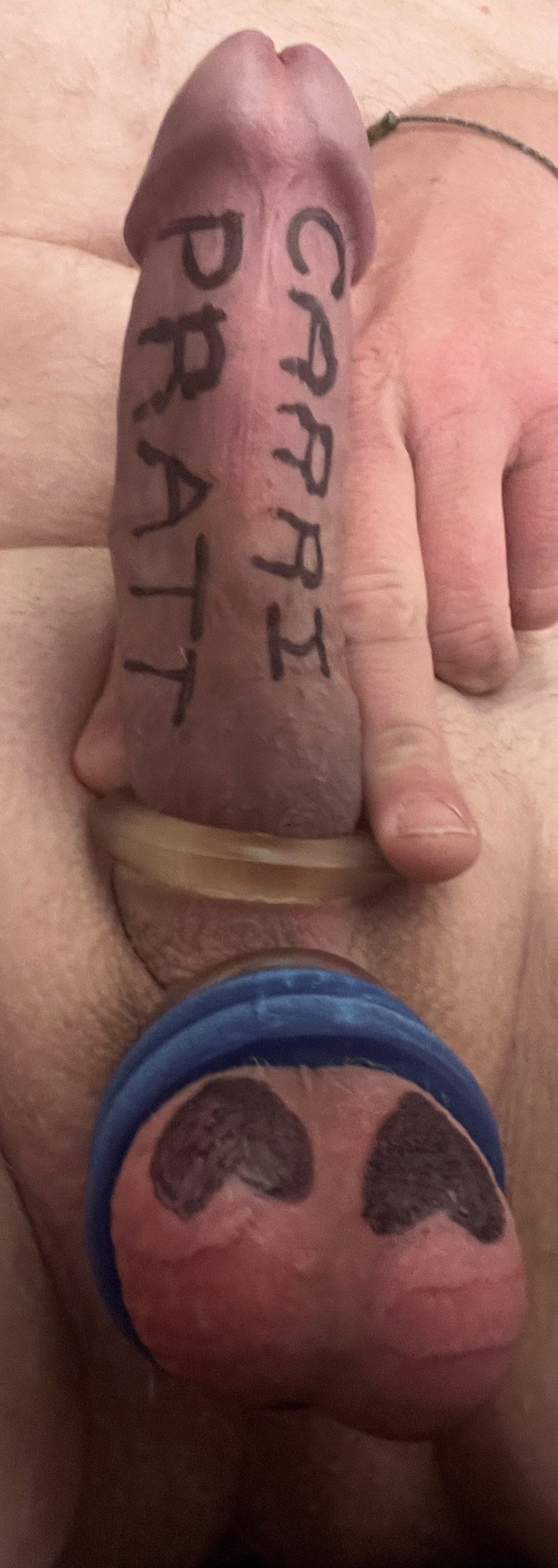 Photo by Sticksquirt31 with the username @Sticksquirt31, who is a verified user,  May 14, 2024 at 8:52 PM. The post is about the topic Big dicks and the text says 'If any ladies would like me to do this for them, just let me know! DM me! And I would love to meet you some day and have you autograph him in person!'