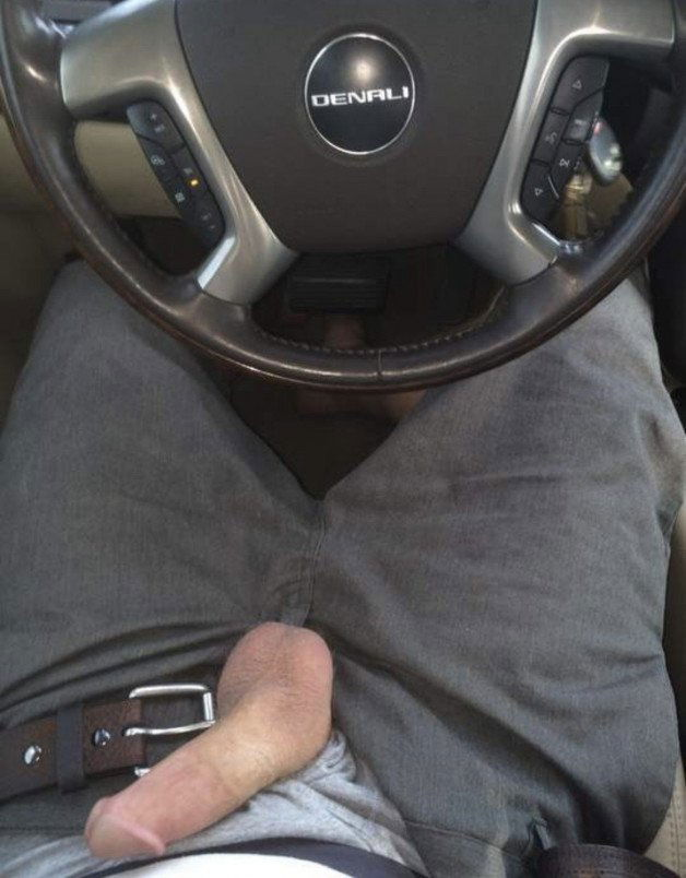 Photo by Sticksquirt31 with the username @Sticksquirt31, who is a verified user,  April 26, 2024 at 4:08 PM. The post is about the topic Driving Naked and the text says 'thoughts plz!'