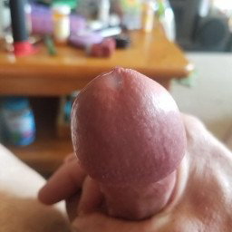 Photo by Squirt2013 with the username @Squirt2013, who is a verified user,  May 20, 2023 at 2:24 PM and the text says 'just a bit of precum'