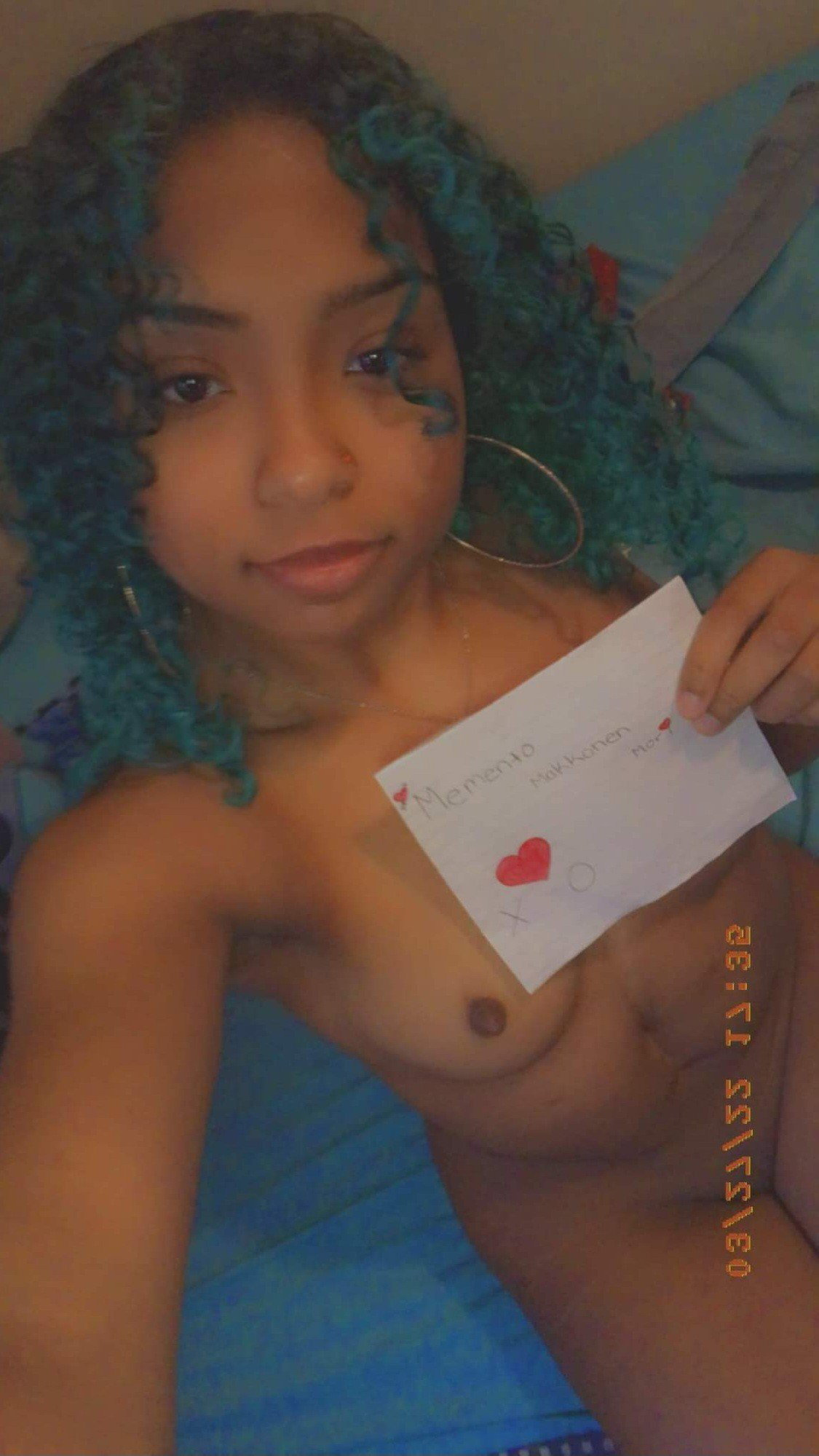 Photo by UnTouchaBallzX0 with the username @UnTouchaBallzX0, who is a verified user,  December 4, 2023 at 12:27 PM. The post is about the topic My Beautiful Fans! X❤️O and the text says '- One of my beautiful fans showing me some love. X❤️O #MyFans #Fansigns #MementoMakkonenMori #Slut #Hoe #Whore #TongueOut'