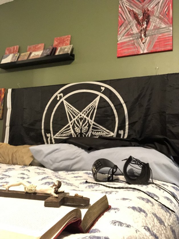 Photo by Dxbx369 with the username @Dxbx369, who is a verified user,  January 14, 2024 at 4:55 AM. The post is about the topic Satanic perverse sex and the text says 'http://369hellpigs.com/'