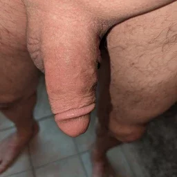 Photo by Eight inched Ed with the username @eightinched, who is a verified user,  April 14, 2024 at 6:24 PM and the text says 'couldn't help play with it during a nice hot shower...think I'll just hang around like this

#bwc #flaccid #hung #girth #huge'