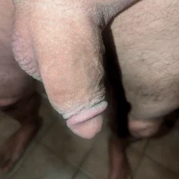 Photo by Eight inched Ed with the username @eightinched, who is a verified user,  March 28, 2024 at 10:36 AM and the text says 'my chubby little flaccid cock'