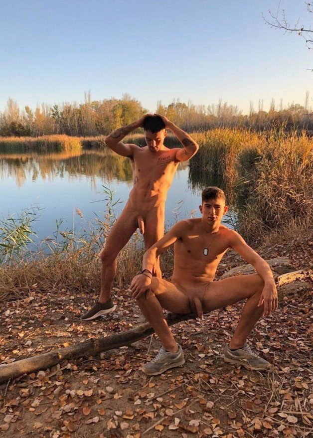 Photo by mike50667 with the username @mike50667, who is a verified user,  January 10, 2024 at 10:38 AM. The post is about the topic GoOutdoors and the text says '#goOutdoors, #sea, #tree, #forest, #buddy, #dick, #cock, #naked, #outdoors, #spread, #legs, #pose, #teen, #boy'