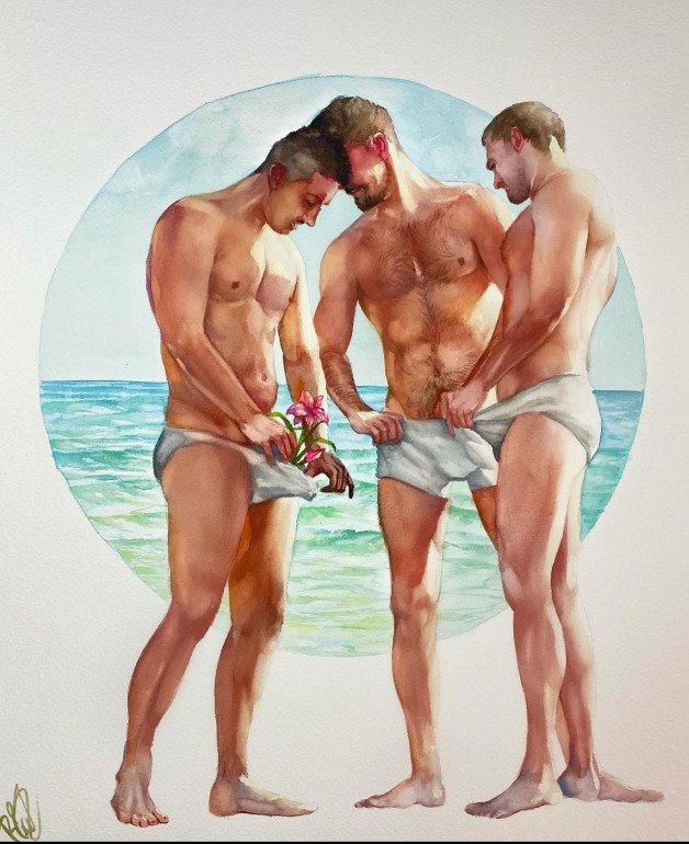 Photo by mike50667 with the username @mike50667, who is a verified user,  April 24, 2024 at 1:45 PM. The post is about the topic Gay Art & Illustrations