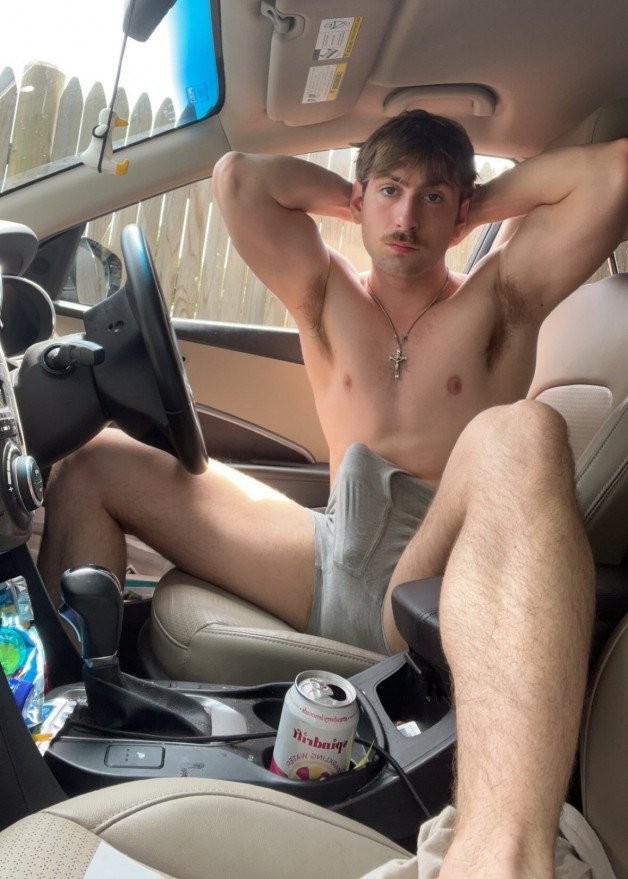 Photo by mike50667 with the username @mike50667, who is a verified user,  February 7, 2024 at 10:35 AM. The post is about the topic GoAuto and the text says '#goAuto #car #underwear #bulge'