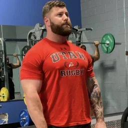 Shared Photo by polytoxic with the username @dabble-chrome, who is a verified user,  April 20, 2024 at 10:07 AM. The post is about the topic Gay and the text says '#muscles #beards #tattoos'