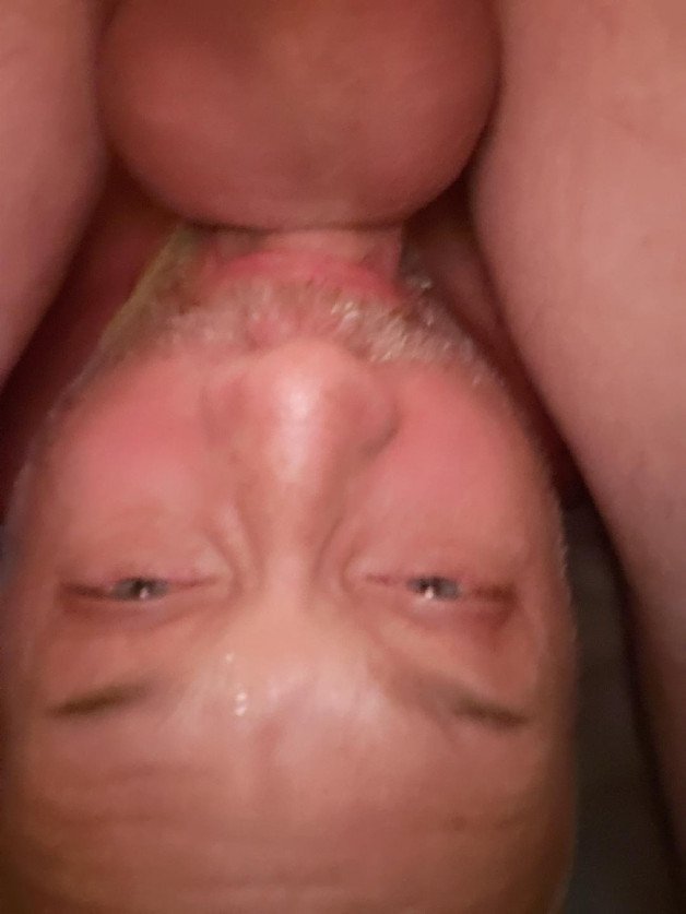 Photo by Nordicdad with the username @Nordicdad, who is a verified user,  May 11, 2024 at 5:14 AM. The post is about the topic Gay and the text says 'my friend taking me almost balls deep. He's hanging off the bed. im standing bent over sucking his'