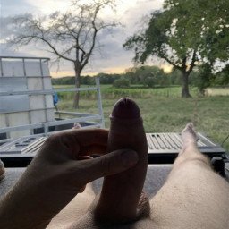 Watch the Photo by HornyAllTheTime with the username @Klenne1, who is a verified user, posted on July 14, 2023. The post is about the topic Great Outdoors. and the text says 'enjoying sundown'