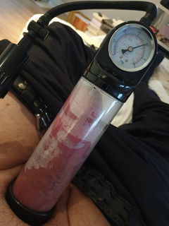 Album by louparis10 with the username @louparis10, who is a verified user,  September 2, 2023 at 2:24 AM. The post is about the topic Penis Pumping and the text says '#me #louparis10 #gay #uncut #daddy today's penis pumping session'