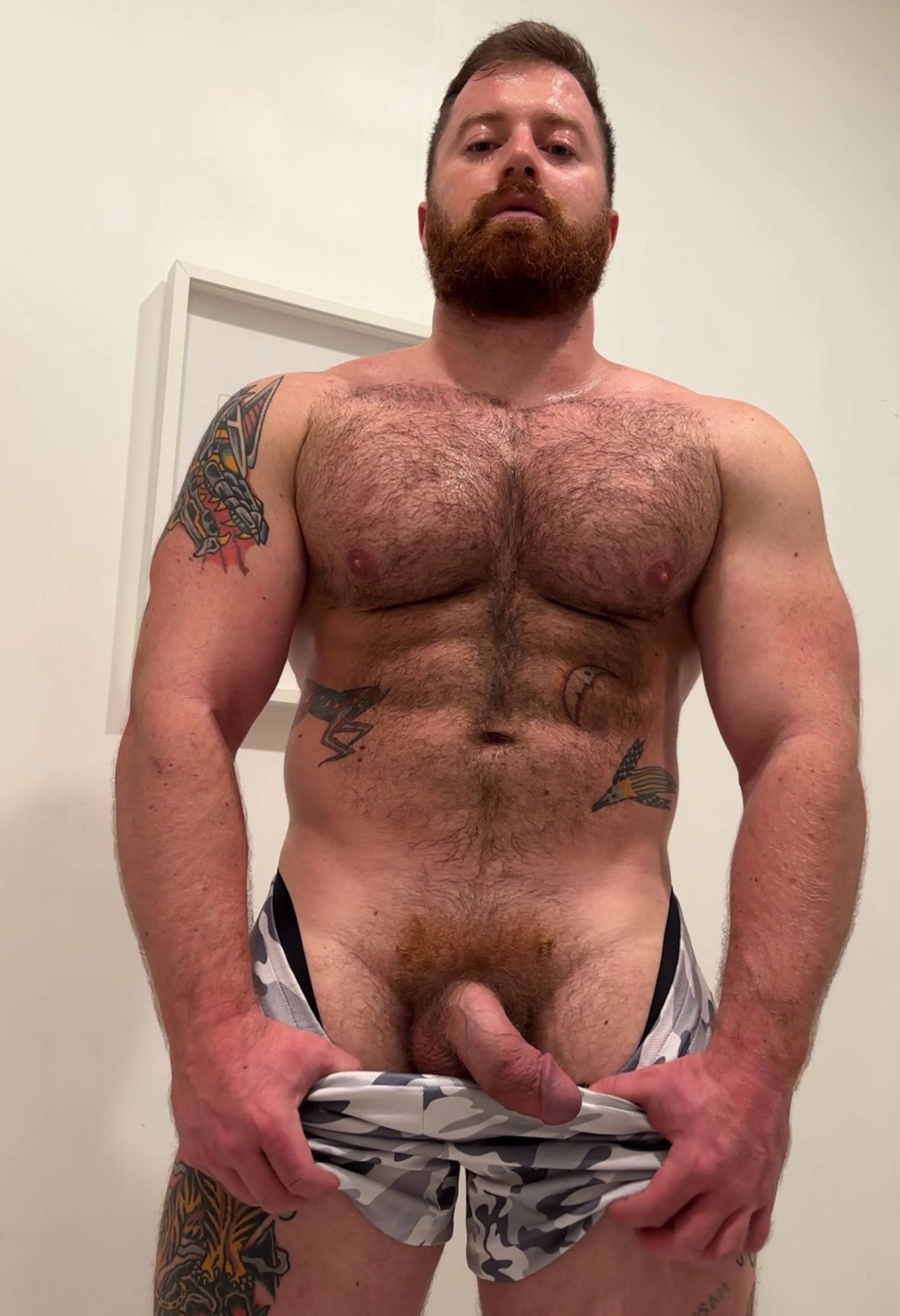 Photo by MauiThor with the username @MauiThor, who is a verified user,  March 10, 2024 at 6:07 AM and the text says 'Chicago hairy powerlifter'