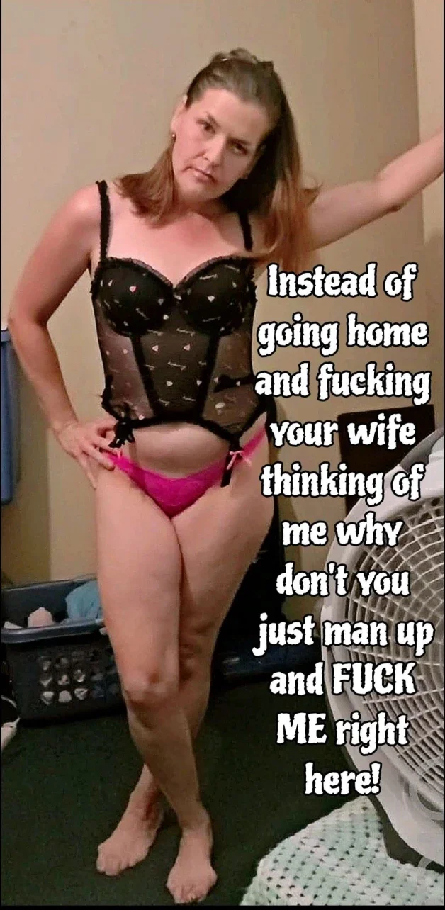 Photo by Catluvs269 with the username @Catluvs269, who is a verified user,  March 31, 2024 at 2:40 PM. The post is about the topic Cuckold Captions and the text says '💋'