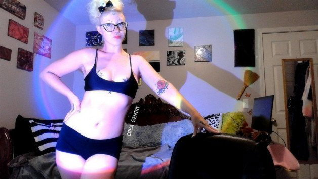 Photo by CHAOS REIGNS with the username @dreagentry, who is a star user,  October 4, 2023 at 6:54 PM. The post is about the topic Chaturbate Camgirls and the text says 'Time for bitch gooners and finsubs to be good for Worship Wednesday!

#finsub #findom #goth #brat #tease #bodyworship #tattooed'
