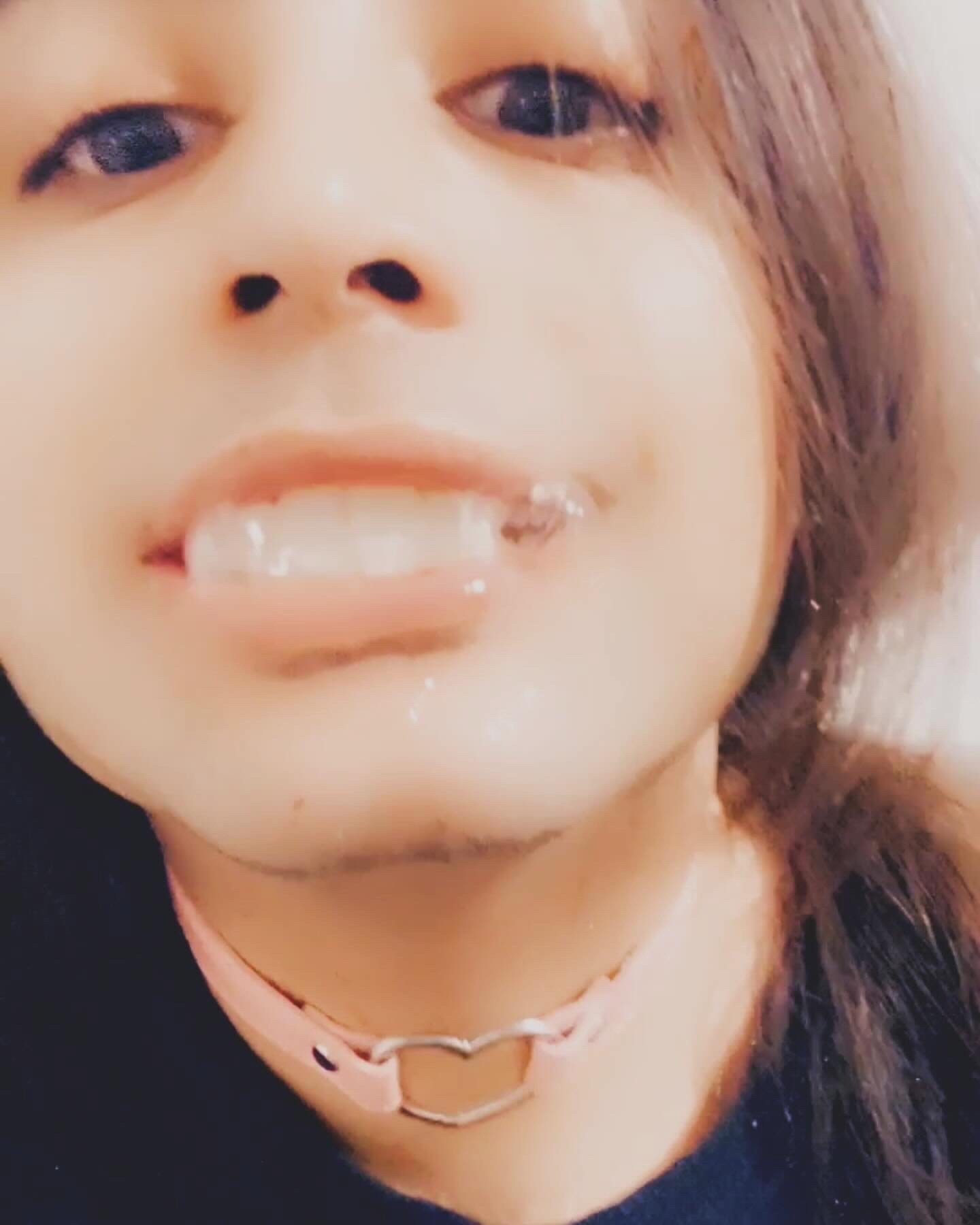 Album by FemboyEddie with the username @FemboyEddie, who is a verified user,  April 23, 2024 at 1:44 AM and the text says 'had fun eating my cum the other night hehe👅'