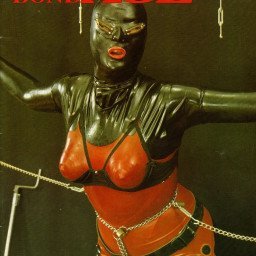 Photo by PiperMonroe with the username @PiperMonroe, who is a verified user,  May 8, 2024 at 9:56 PM. The post is about the topic Masochism and the text says 'Vintage #bdsm magazine, #bondage #rubber'