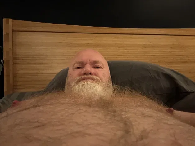 Photo by SeaBrettBurn with the username @SeaBrettBurn, who is a verified user,  April 6, 2024 at 6:53 PM. The post is about the topic Hairy Daddys and the text says 'Hairy chest and belly that like to be rubbed'