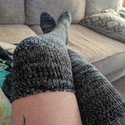Watch the Photo by JesseRavage with the username @JesseRavage, who is a star user, posted on February 27, 2024. The post is about the topic Legs and Stockings. and the text says 'who else loves thigh highs on long legs?'