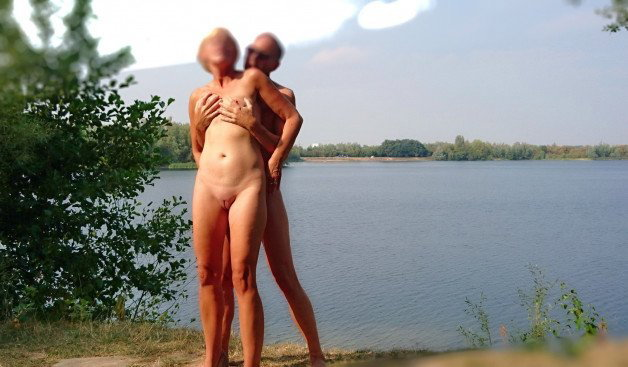Photo by somethingz with the username @somethingz, who is a verified user,  May 18, 2024 at 8:40 AM. The post is about the topic Nudist4all and the text says '#nudist #naked #couple #outdoor #summer #pussy #shaved #milf #voyeur #beach #summer #lake'