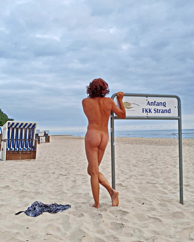 Photo by somethingz with the username @somethingz, who is a verified user,  March 1, 2024 at 6:04 PM. The post is about the topic Nudist4all and the text says '#fkk #ass #naked #nudist #nudism #naked #outdoor #beach #fkkstrand'
