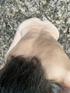 Album by Riar with the username @Riar, who is a verified user,  October 30, 2024 at 1:25 PM and the text says 'On the woods. #myself #ass #blowjob #milf'