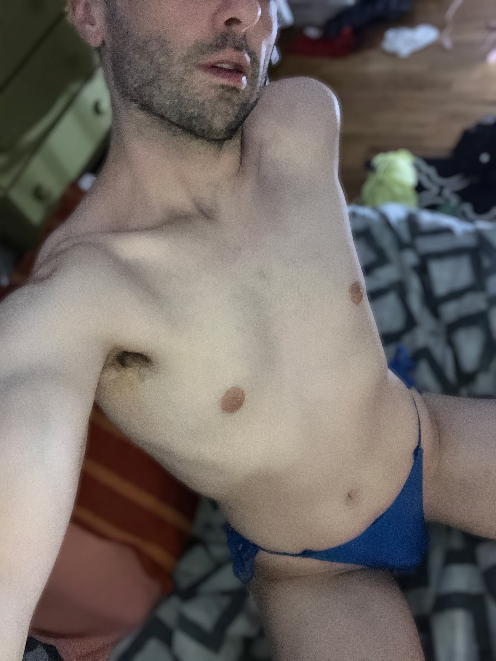 Photo by MJM1987x with the username @MJM1987x, who is a star user,  September 25, 2023 at 12:06 AM. The post is about the topic Gay Underwear and the text says '🧞‍♂️🧞‍♂️🧞‍♂️blue bikini🧞‍♂️🧞‍♂️🧞‍♂️'