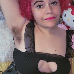 Photo by scoobsboobs with the username @scoobsboobs, who is a star user,  September 7, 2023 at 1:47 AM. The post is about the topic Hairy Armpits and the text says 'Come sniff them'