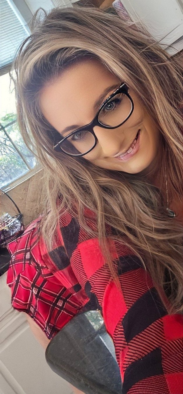 Album by SexyHotwife & Happy Hubby with the username @HotwifeandHappyHubby, who is a verified user,  May 25, 2024 at 6:30 PM and the text says 'Who would play lumberjack with me in this plaid and gimme some wood ? 
#Hotwife #slut #SharedWife #Vixen #cum #tits #piercedtits #pierced #ass #pussy
#LongTallKitKat'