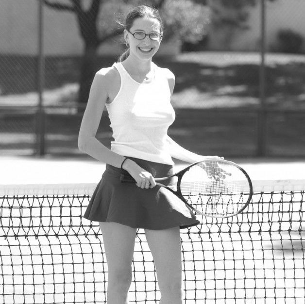 Photo by NegativeNelly with the username @NegativeNelly,  November 20, 2018 at 9:17 PM and the text says 'lowselfesteemwife:

When she and her husband moved to the suburbs she was unhappy and lonely but she seems far more satisfied since she started taking tennis lessons

Tennis Anyone?'