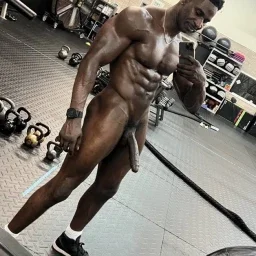 Photo by bxhornedmusclebator with the username @bxhornedmusclebator, who is a verified user,  April 8, 2024 at 4:19 PM. The post is about the topic men exposed and the text says 'Chocolate Perfection'