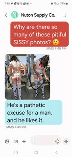 Photo by SissyMindy with the username @SissyMindy, who is a verified user,  September 22, 2024 at 5:23 PM. The post is about the topic Sissy_Faggot and the text says 'ex-wife revenge 5 of many'