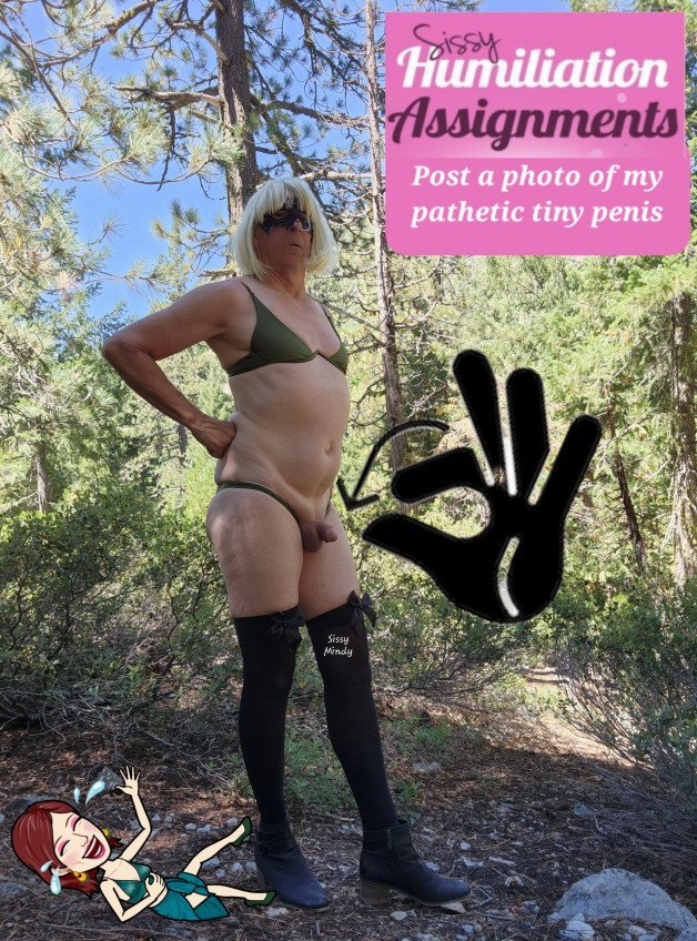 Photo by SissyMindy with the username @SissyMindy, who is a verified user,  November 4, 2023 at 4:51 PM. The post is about the topic Sissy Public Exposure and the text says 'please share everywhere'