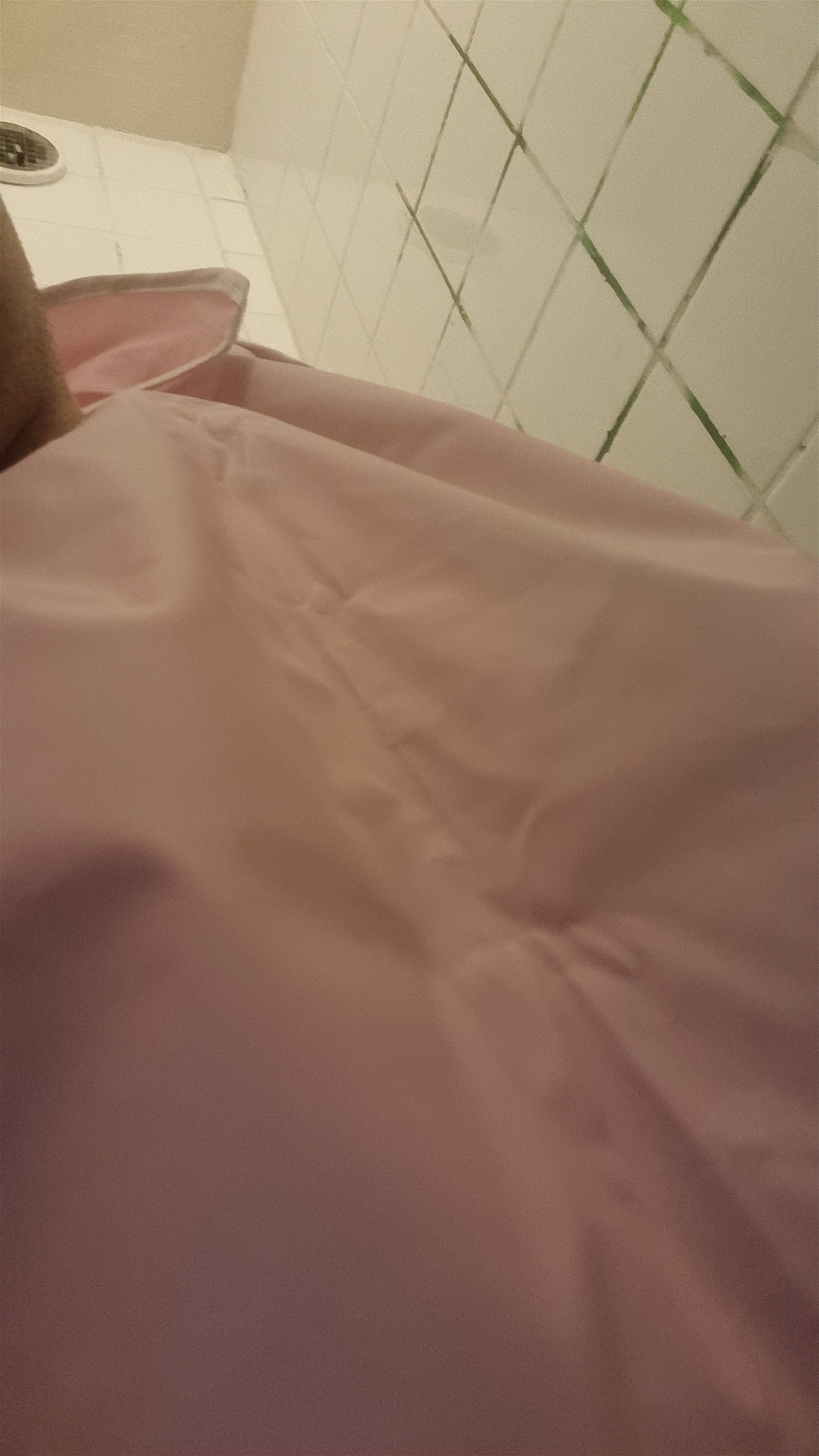 Photo by CyDraCyberDragon with the username @CyDraCyberDragon, who is a verified user,  December 14, 2023 at 7:02 AM and the text says 'Bib in public toilet'