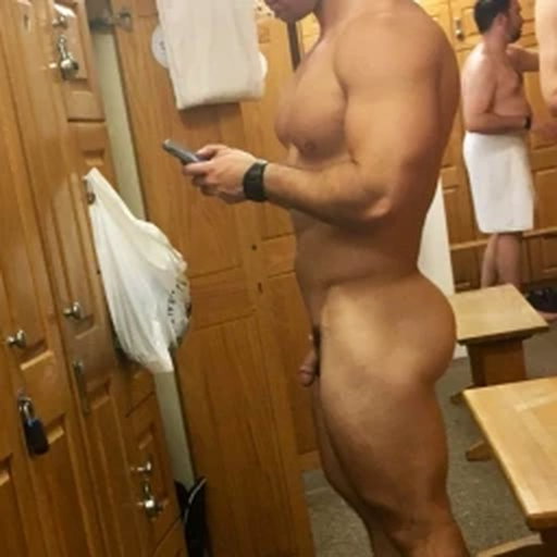 Shared Photo by Guytime331 with the username @Guytime331, who is a verified user,  April 5, 2024 at 11:24 PM and the text says 'So much eye candy in the #men's #lockerroom at the #gym! I don't even care or bother hiding an erection if I get one. Yes, maybe there's a risk, but I prefer to advertise to other potential guys that I'm gay and so ready to play at my place or his. As a..'