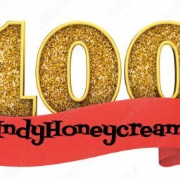 Photo by Honeycreams with the username @Honeycreams, who is a star user,  October 23, 2023 at 8:18 AM and the text says 'ive reached 100 Fans!! Yay and wow. Lets see what the future brings'