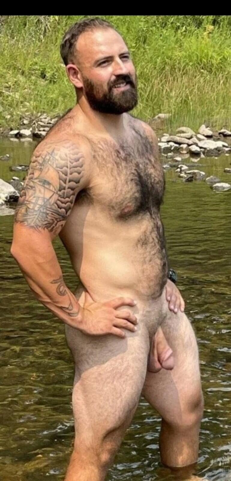 Album by Nastyredneckpig with the username @Nastyredneckpig, who is a verified user,  January 2, 2024 at 4:41 PM. The post is about the topic Gay Rednecks and the text says 'just love me some Hairy Men'