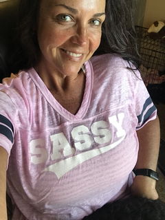 Album by Tanda7073 with the username @Tanda7073, who is a star user,  October 18, 2024 at 6:57 PM. The post is about the topic MILF and the text says 'The shirt says it all!'