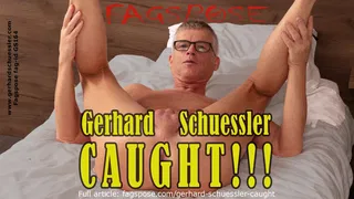 Photo by Fagspose with the username @Fagspose, who is a brand user,  October 9, 2024 at 10:36 AM and the text says 'CAUGHT! The exposure of Gerhard Schuessler was seen by his collegues! Full story: fagspose.com/gerhard-schuessler-caught. f4g-id GS164'