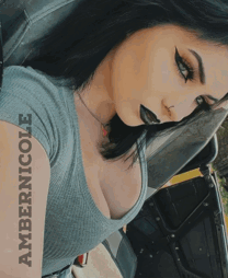 Photo by ambernicole with the username @ambernicole, who is a star user,  January 29, 2024 at 3:26 AM. The post is about the topic Goth Girls and the text says 'https://onlyfans.com/ambernicole2412'